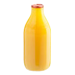  1 pint orange juice (glass) Bottle